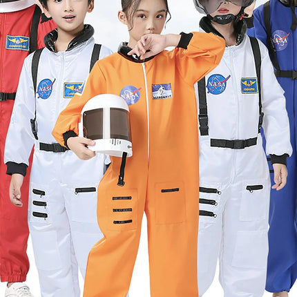 Astronaut suit Profession Cosplay outfit for Kids Orange Fancydresswale