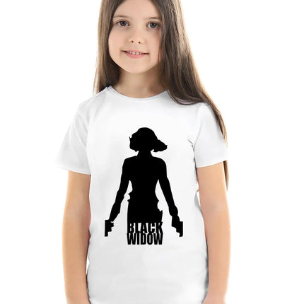Avengers Black Widow T shirt for Girls Fancydresswale.com