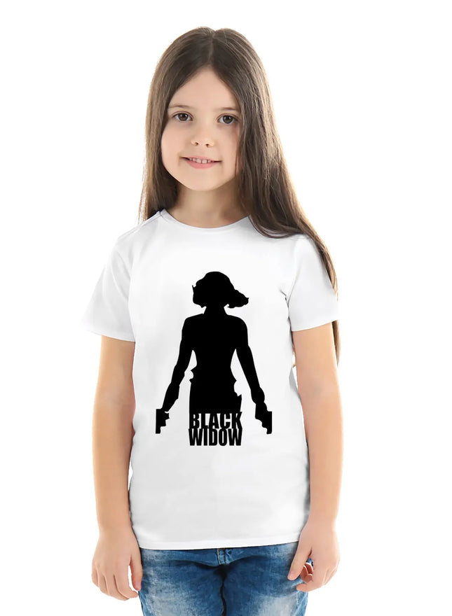 Avengers Black Widow T shirt for Girls Fancydresswale.com