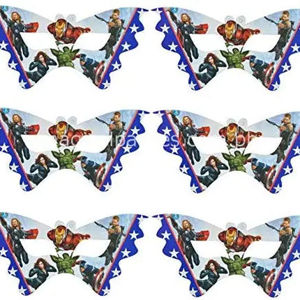 Avengers Theme Birthday Party Supply Mega Pack for 12 Guests 16 Items 179 Pcs Fancydresswale.com