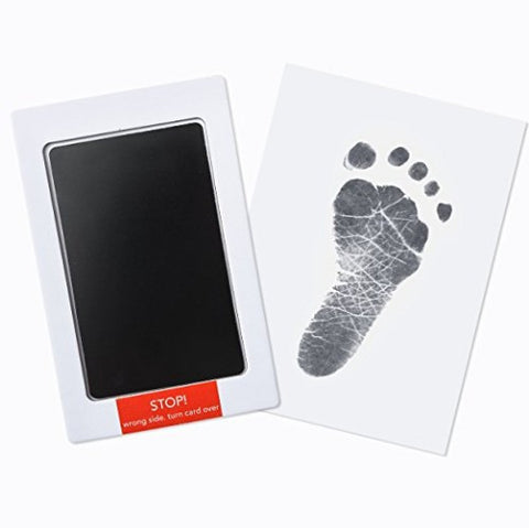 Fancydresswale Inkless 0-12 Months for Baby Handprint and Baby Footprint Ink Pad with Imprint Cards 100% Non-Toxic & Mess Free Safe for Newborn Baby and Toddlers (Red, 0-12 Months)