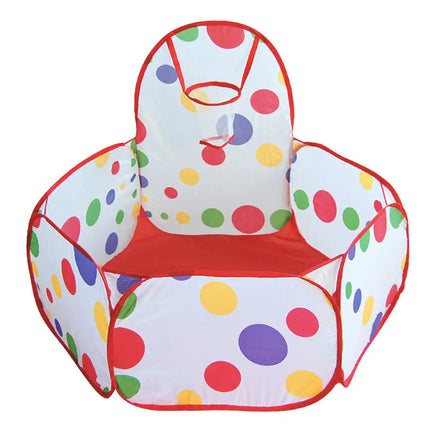 Ball Pit with Basketball Hoop, 1-6 Years Child Toddler Ball Ocean Pool Tent for Boys and Girls Healthy Pop Up Star Play Tent (1.5 Meter) fancydresswale.com