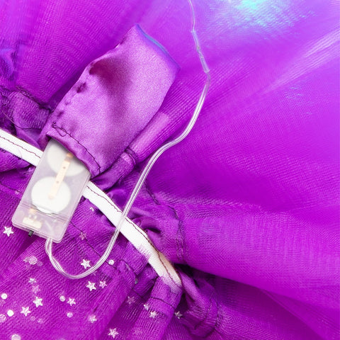 FancyDressWale Unicorn Pink Tutu LED Skirt and Top Birthday Dress for Girls-A3