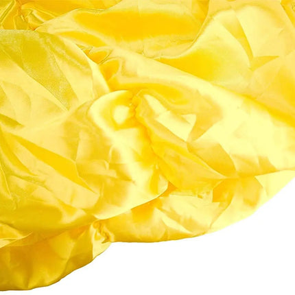 Belle Princess Dress Off Shoulder Layered Costume for Girls Yellow Fancydresswale