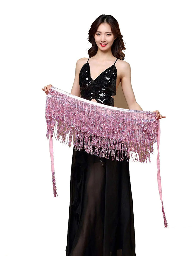 Belly Dance Belt for Girls - Pink Fancydresswale