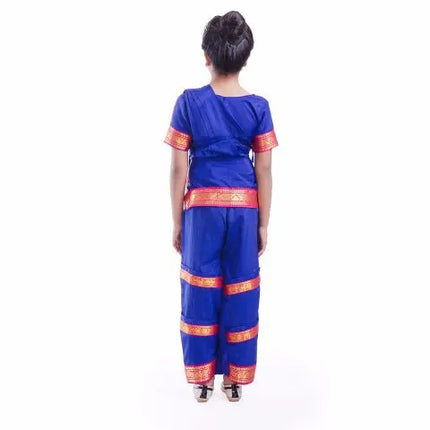 Blue Bharatnatyam Dance Dress Fancydresswale