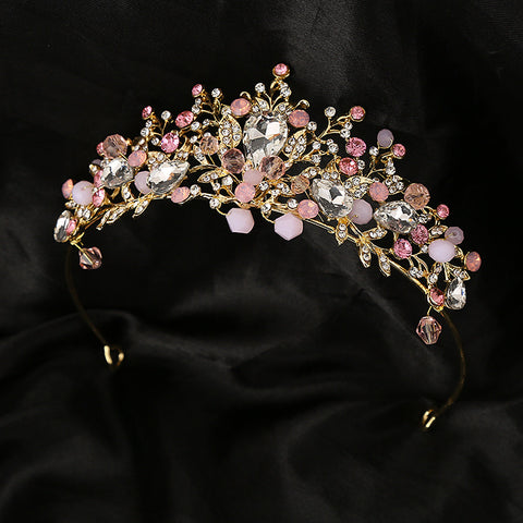 Tiara Crowns Crystal Headband Princess Rhinestone Crown Bride Headbands Bridal Wedding Prom Birthday Party Hair Accessories Jewelry for Women Girls