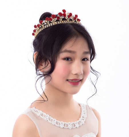 Jizo Women Princess Crown Birthday Tiara Headbands for Wedding Prom Bridal Party