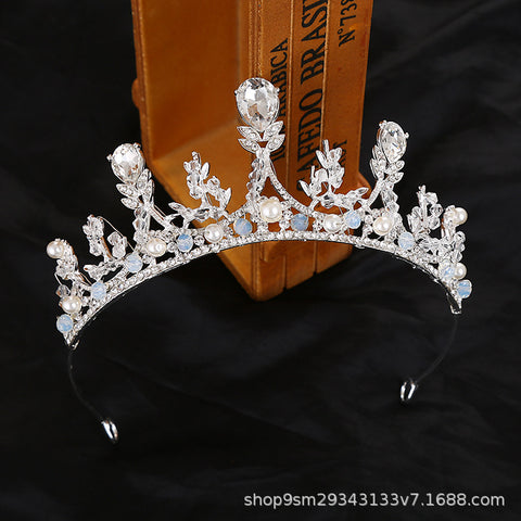 Fancydresswale Tiaras and Crowns for women, Pageant Crowns for Women and Girls Crown with Earring Princess Crown Pageant Tiara Princess