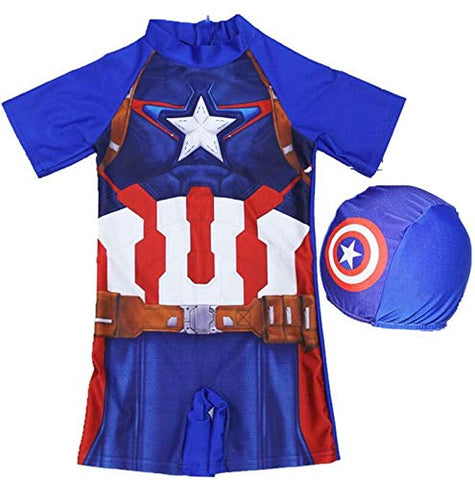 Captain America Avenges swimming costume for kids