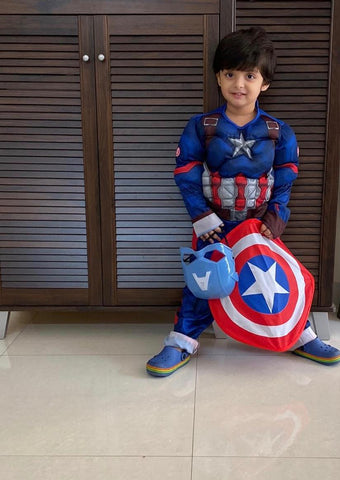Fancydresswale Captain America dress for boys