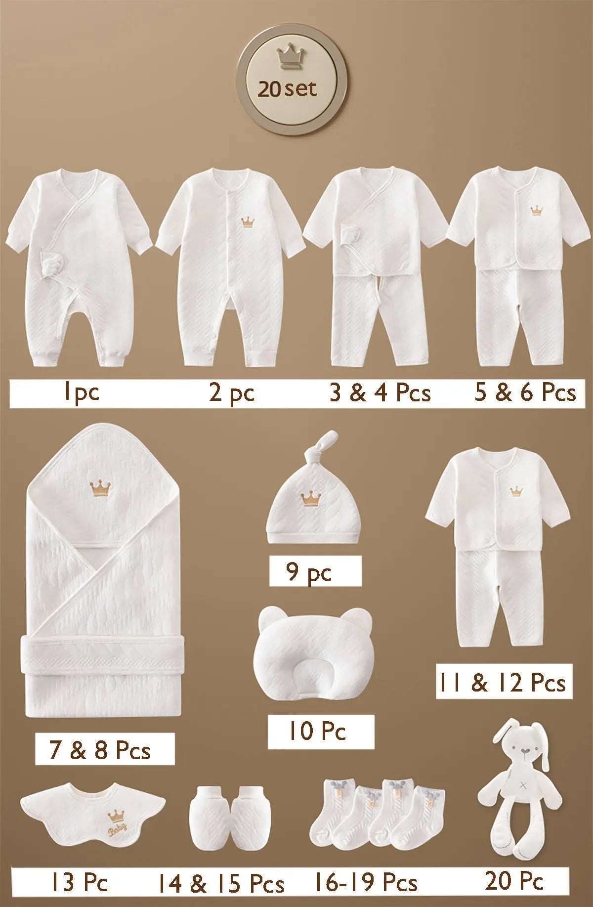 CHRISTMAS Gift set for newborn baby boy and Baby Girls- Red set of