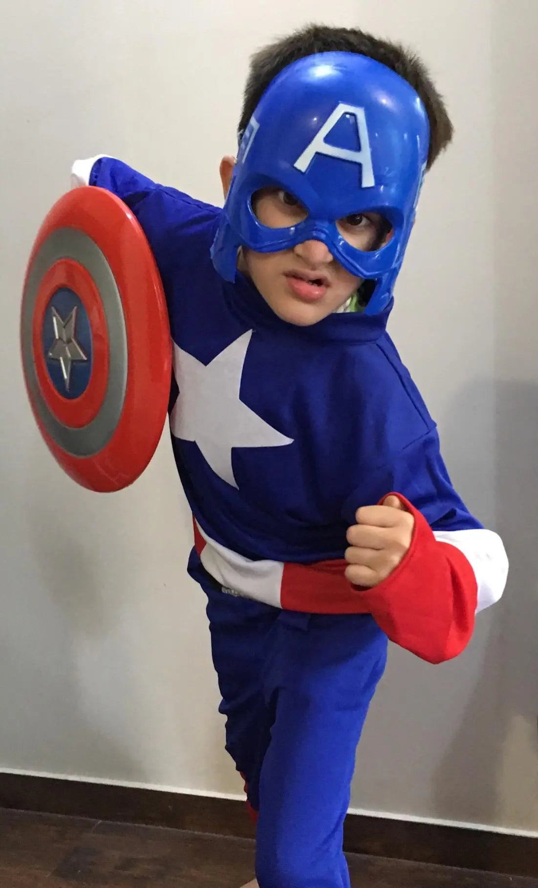 Marvel Costume Captain America Dress Boy Captain America Costume