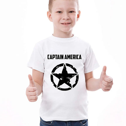 Captain America T-Shirts for Boys Fancydresswale