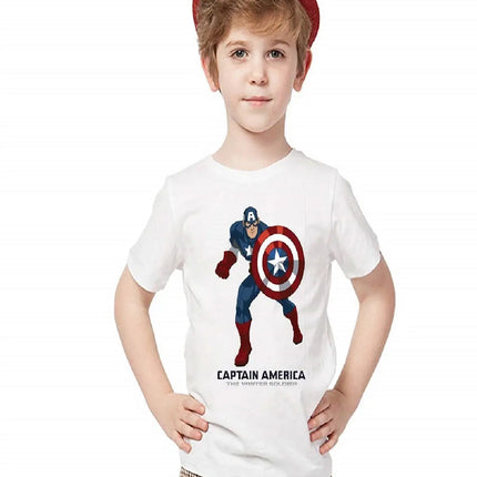 Captain America T-Shirts for Boys Fancydresswale