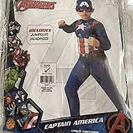 Captain America dress for kids with Shield fancydresswale.com