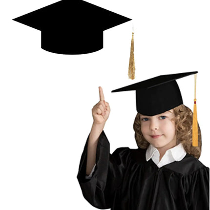 Convocation Cap for Kids, Black, pack of 1 Fancydresswale
