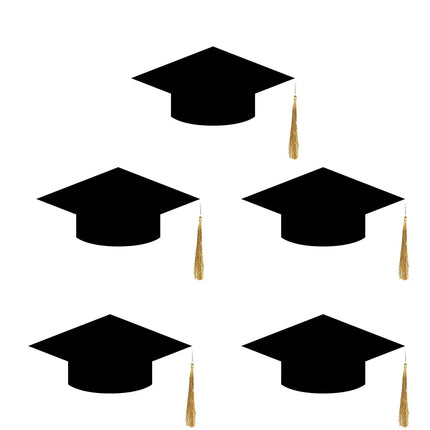 Convocation Cap for Kids, Black, pack of 5 Fancydresswale