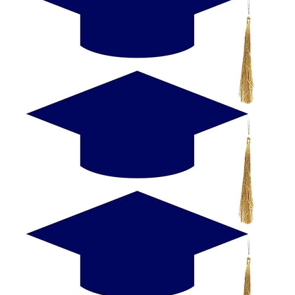 Convocation Cap for Kids, Blue, pack of 3 Fancydresswale