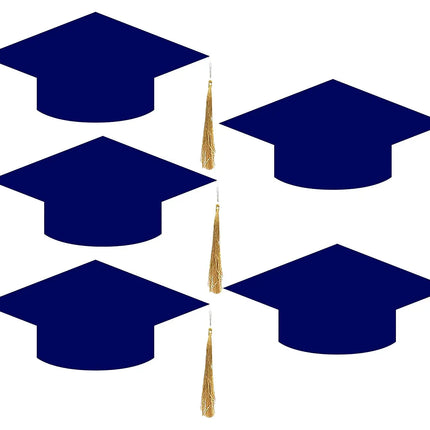 Convocation Cap for Kids, Blue, pack of 5 Fancydresswale