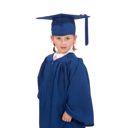 Convocation Dress with Cap for Boys and Girls Blue Color- Graduation gown Fancydresswale