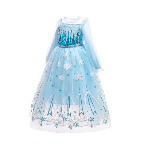 Fancydresswale princess Elsa frozen elegant new dress for Girls