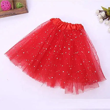 FancyDressWale Girls Dressing up Costume Red (3-7 Years),Tutu Skirt and Butterfly Wings Birthday Fairy Princess Dress Fancydresswale