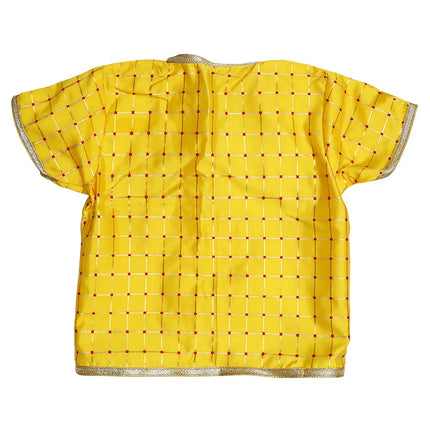 FancyDressWale Krishna dress set for Baby boys and kid with accessories-yellow Fancydresswale