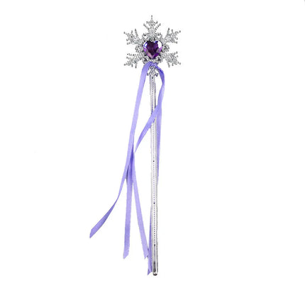 FancyDressWale Princess Dress Up Princess Silk Wands Tiaras and Crowns for Little Girls Gem Wand Gold Set fancydresswale.com