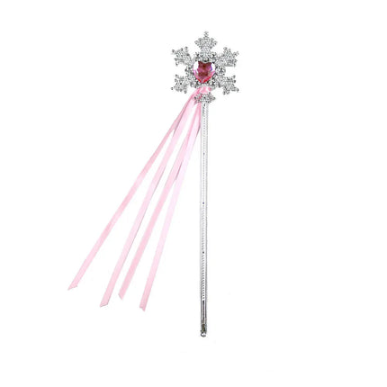 FancyDressWale Princess Dress Up Princess Silk Wands Tiaras and Crowns for Little Girls Gem Wand Gold Set fancydresswale.com