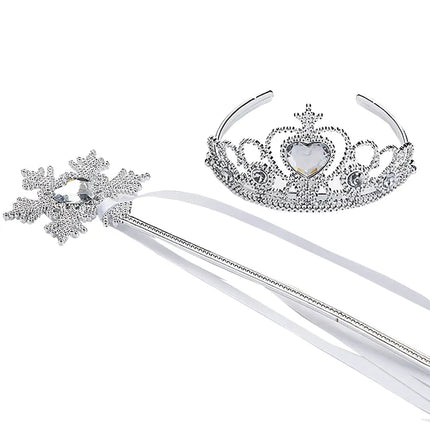 FancyDressWale Princess Dress Up Princess Silk Wands Tiaras and Crowns for Little Girls Gem Wand Gold Set fancydresswale.com