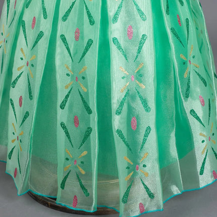 Fancydresswale Anna dress for girls green fancydresswale.com