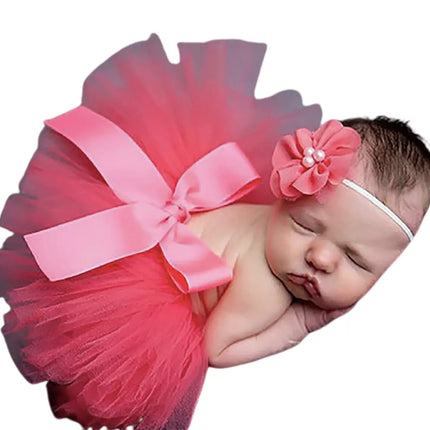 Fancydresswale Baby Photography Props Tutu Skirt dress Newborn Girl Photo Shoot Outfits Infant Princess Costume Prop, Red fancydresswale.com