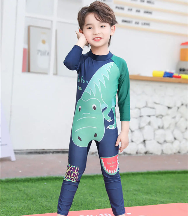 Fancydresswale Baby Shark Full sleeve Swimsuit for kids fancydresswale.com