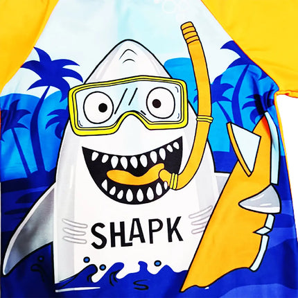 Fancydresswale Baby Shark Swimsuit half sleeves for kids fancydresswale.com