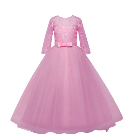 Fancydresswale Birthday Princess dress pink Floor Length dress for Girls Fancydresswale.com