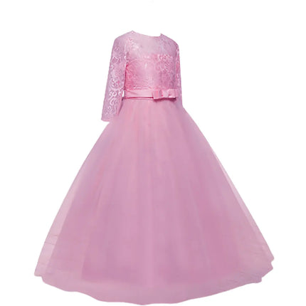 Fancydresswale Birthday Princess dress pink Floor Length dress for Girls Fancydresswale.com