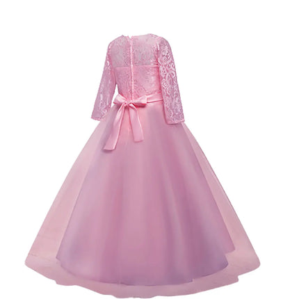 Fancydresswale Birthday Princess dress pink Floor Length dress for Girls Fancydresswale.com