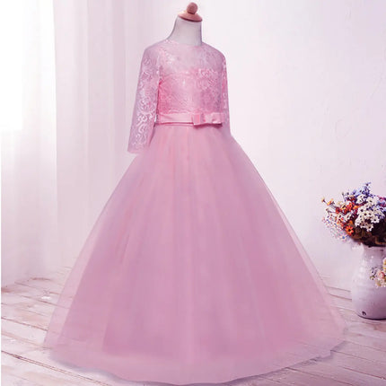 Fancydresswale Birthday Princess dress pink Floor Length dress for Girls Fancydresswale.com