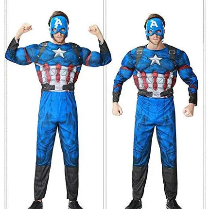 Fancydresswale Captain America Muscle costume for Adults one size Fancydresswale.com