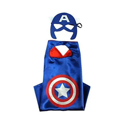 Fancydresswale Captain America Muscle dress with Shield, Cape and Bracelet Fancydresswale