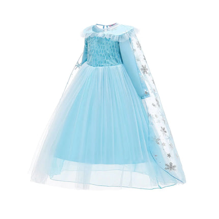 Fancydresswale Elsa frozen princess pageant full sleeve Birthday dress for Girls fancydresswale.com