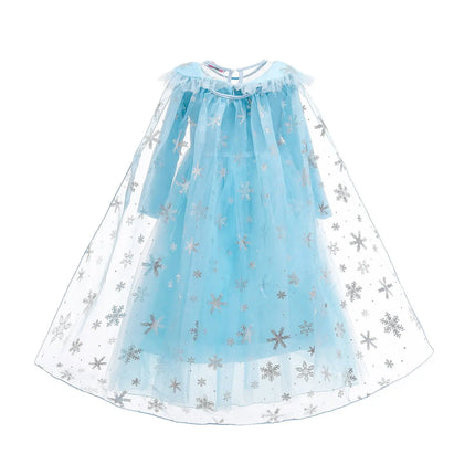 Fancydresswale Elsa frozen princess pageant full sleeve Birthday dress for Girls fancydresswale.com
