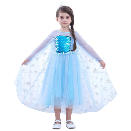 Fancydresswale Frozen Elsa Girl Princess Dress Cosplay costume fancydresswale.com