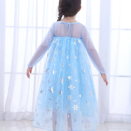 Fancydresswale Frozen Elsa Girl Princess Dress Cosplay costume fancydresswale.com