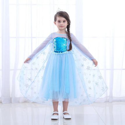 Fancydresswale Frozen Elsa Girl Princess Dress Cosplay costume fancydresswale.com