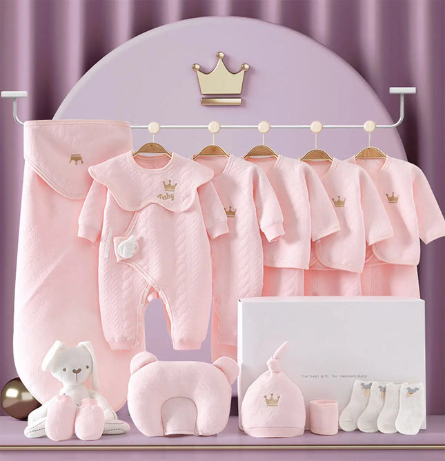 Fancydresswale Gifts for baby girl- Pink set of 20 dresses & baby accessories fancydresswale.com