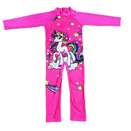 Fancydresswale Girls Swimsuit full sleeve Unicorn horse fancydresswale.com
