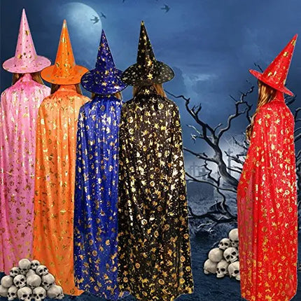 Fancydresswale Halloween Cloak Cape Unisex Adult Role Play Dress up Costume- Black Fancydresswale