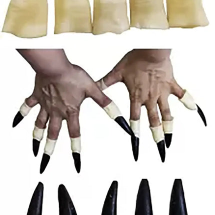 Fancydresswale Halloween Party Props for Horror Ghost Halloween Party (Plastic Nails with Dracula Teeth) fancydresswale.com